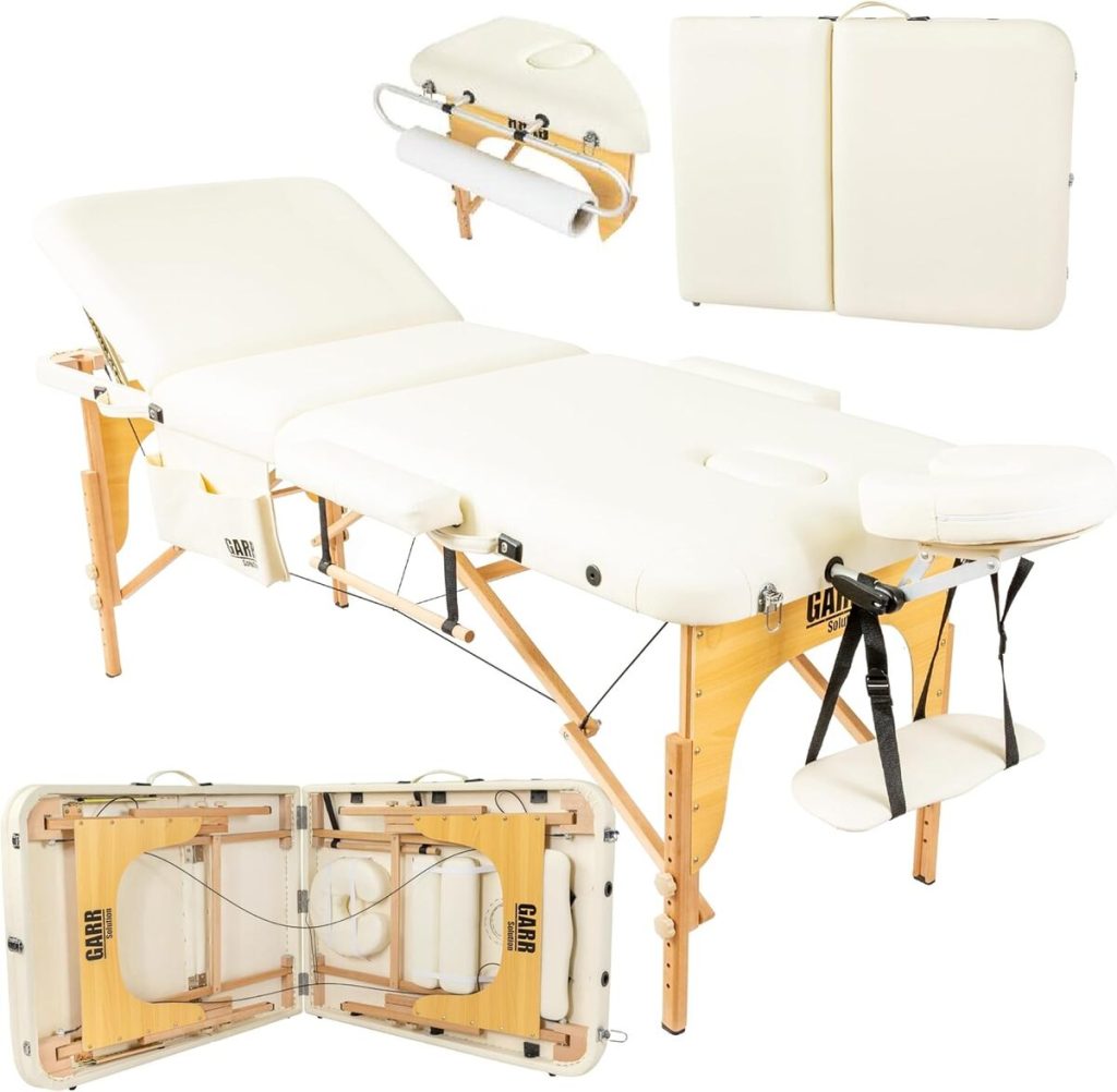 Test de la table de massage pliante GARR Solution
