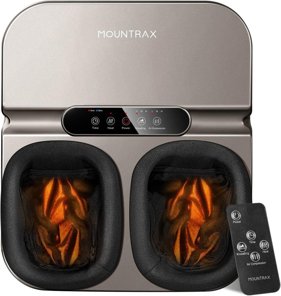 Test : mountrax, appareil de massage pieds avec chaleur