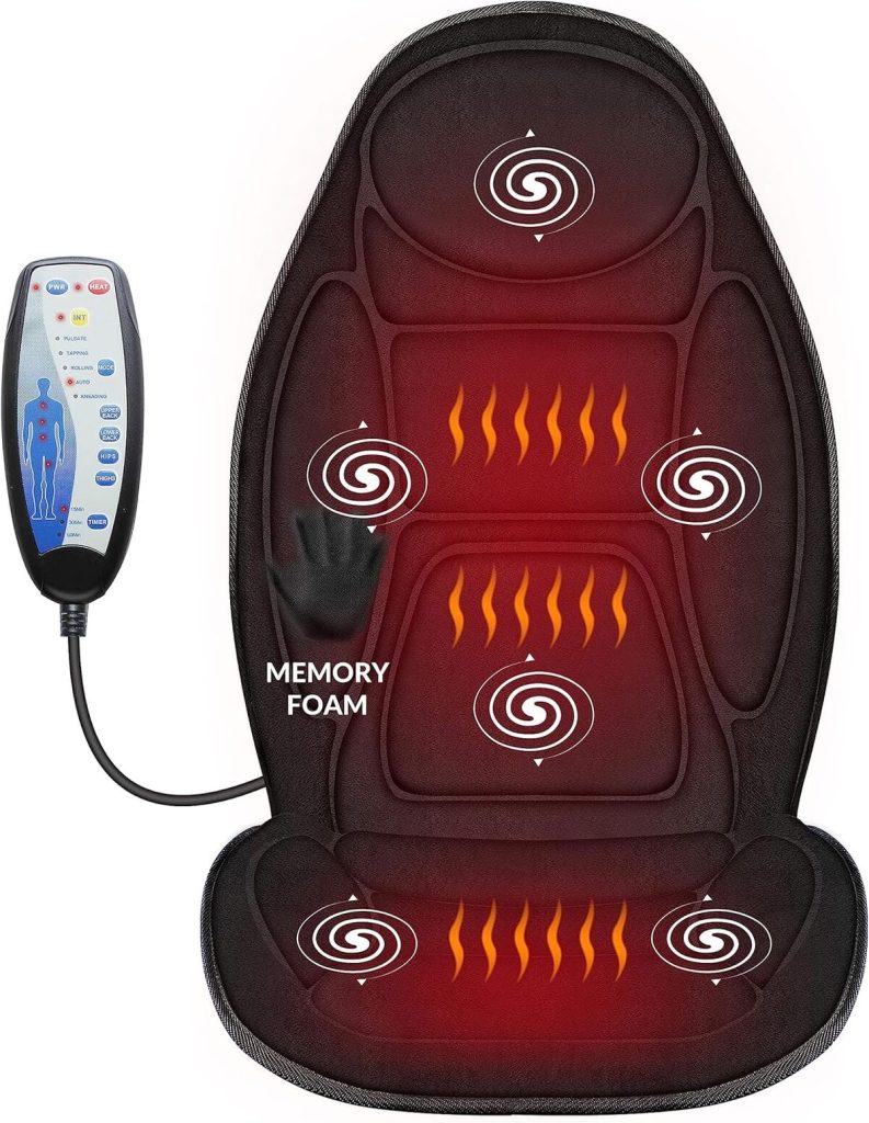 Test du siège de massage chauffant Snailax : confort et relaxation à domicile