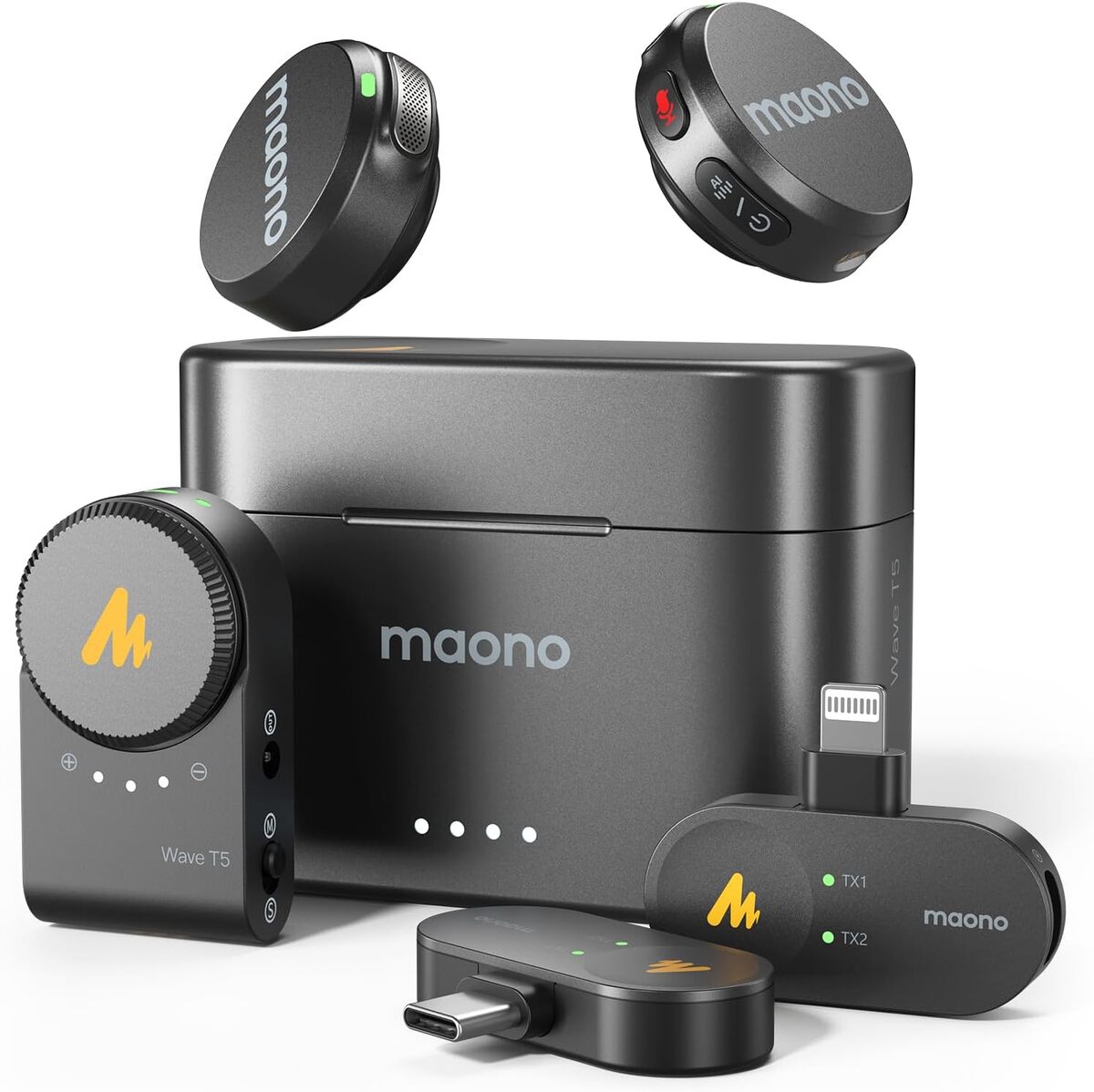 Test : micro-cravate sans fil Maono Wave T5, polyvalence et 30h d'autonomie