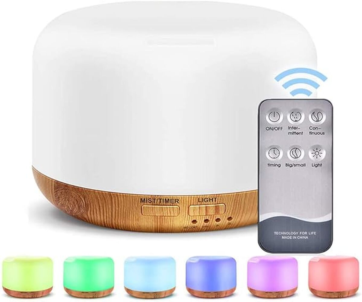 Test du diffuseur humidificateur électrique 300 ml avec LED et télécommande