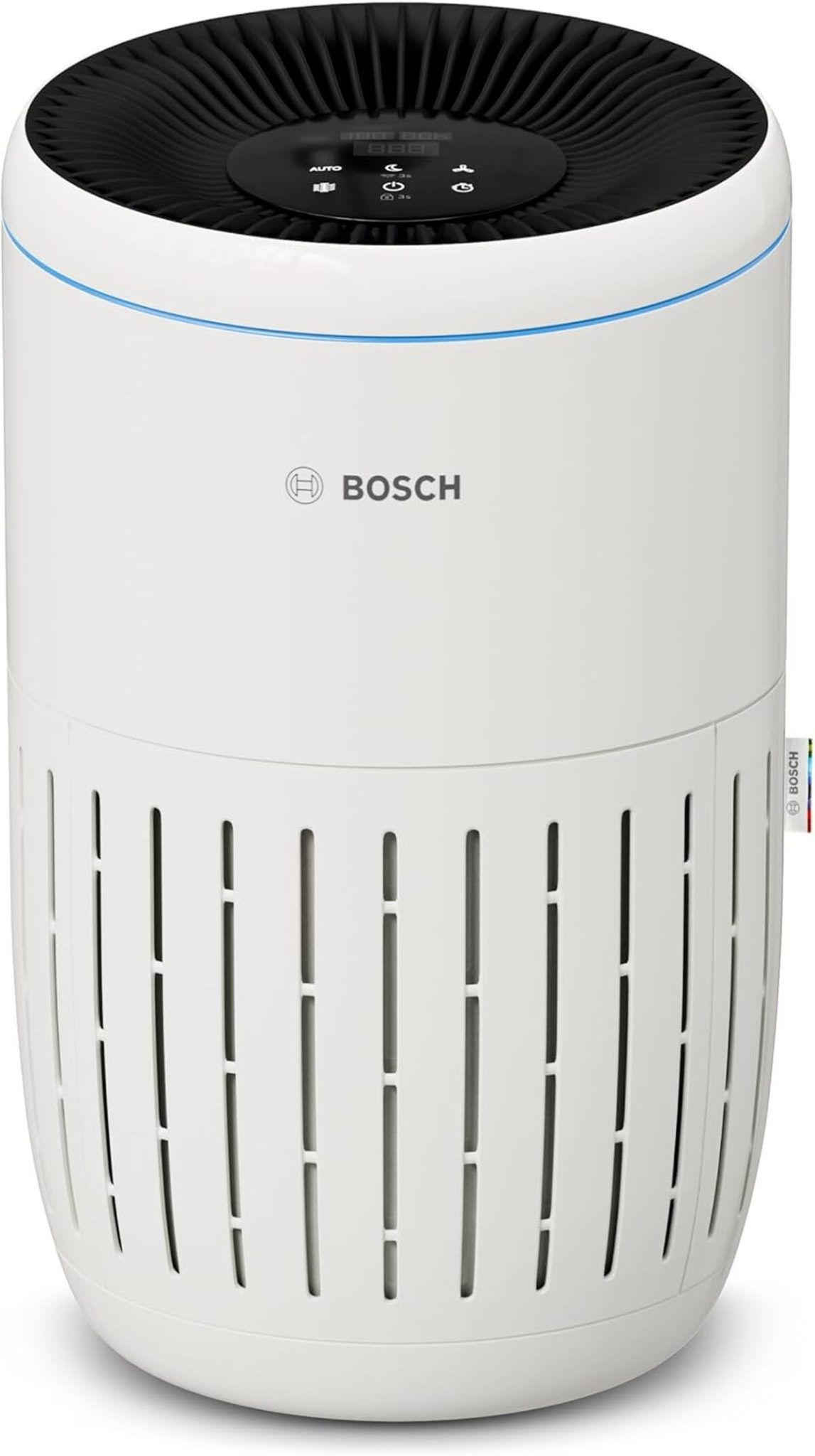 Bosch Air 6000i - Purificateur d'air intelligent - Couvre 125 m² - Filtre efficacement plus de 99% des polluants - Mode auto/sommeil (< 25 dB(A)) - CADR