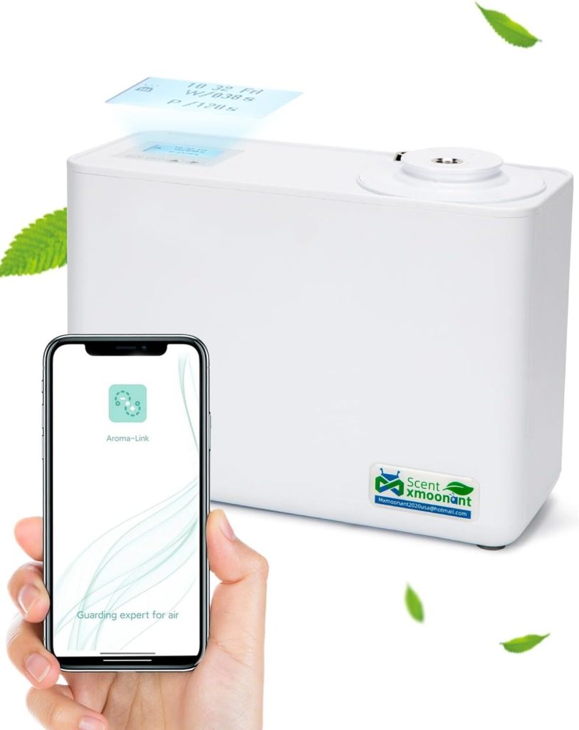 Test du diffuseur d'huiles essentielles Mxmoonant mural 3000m³