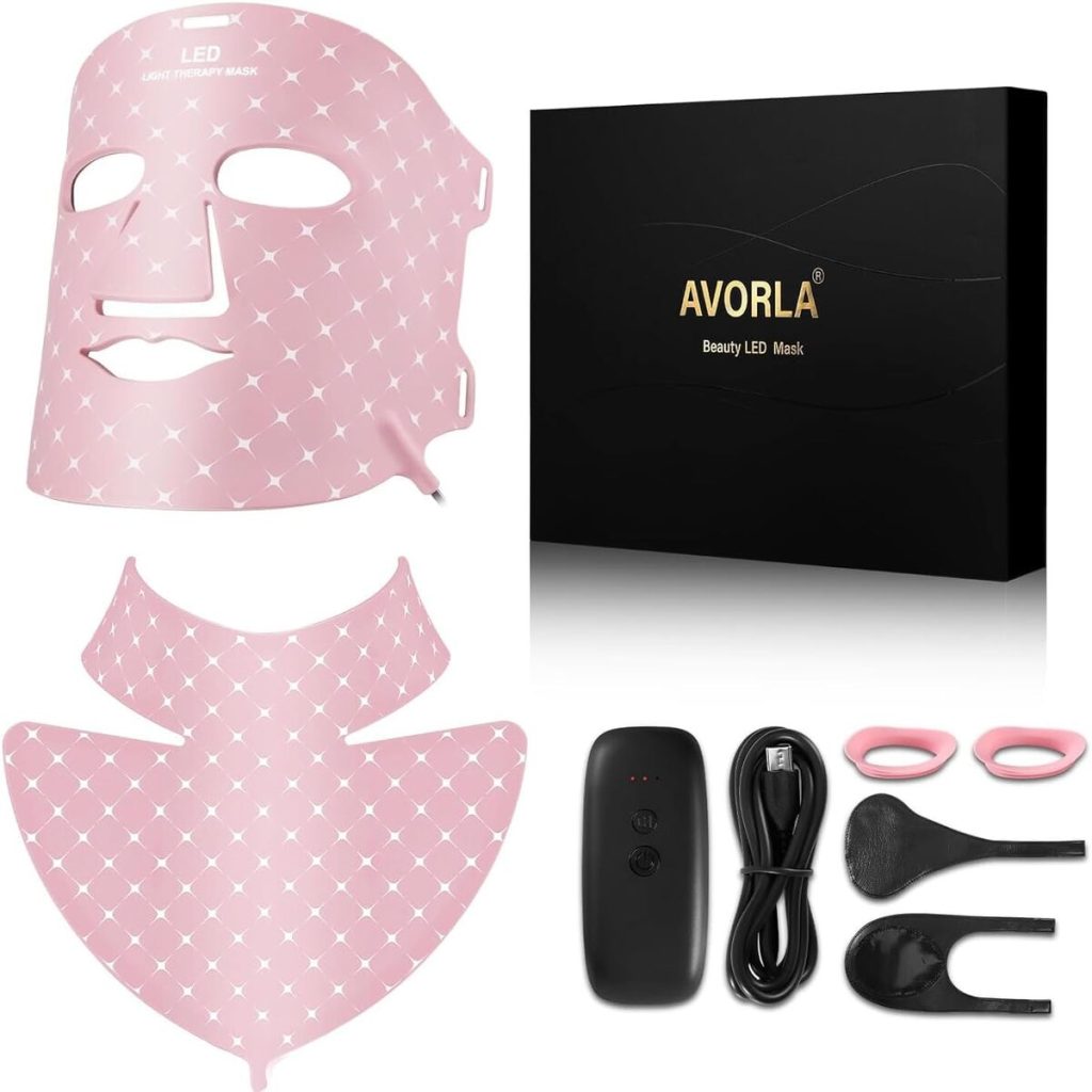 Test du masque LED Avorla : soin anti-rides et anti-acné