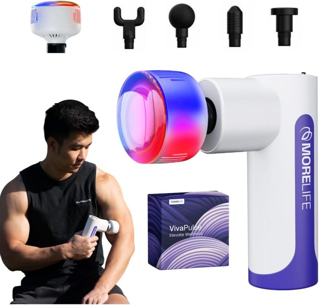 Test du MORELIFE VivaPulse : pistolet de massage tissus profonds