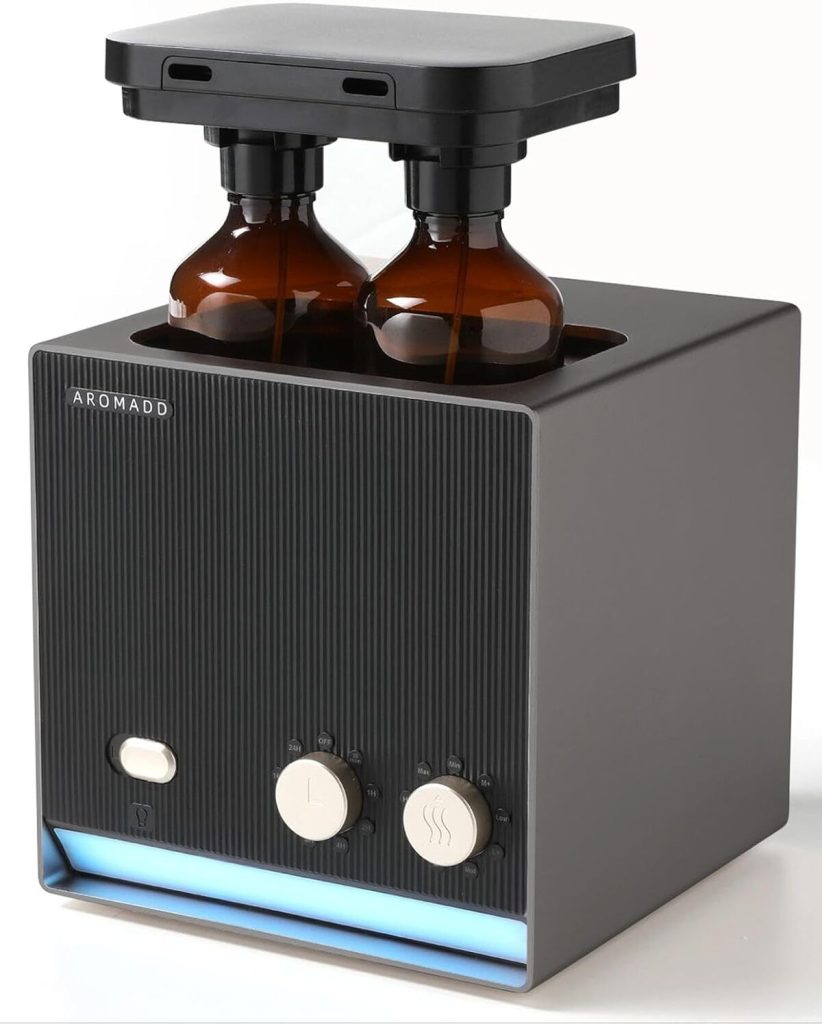 Test : diffuseur d'huile essentielle Aromadd titane, parfum intelligent pour grande surface