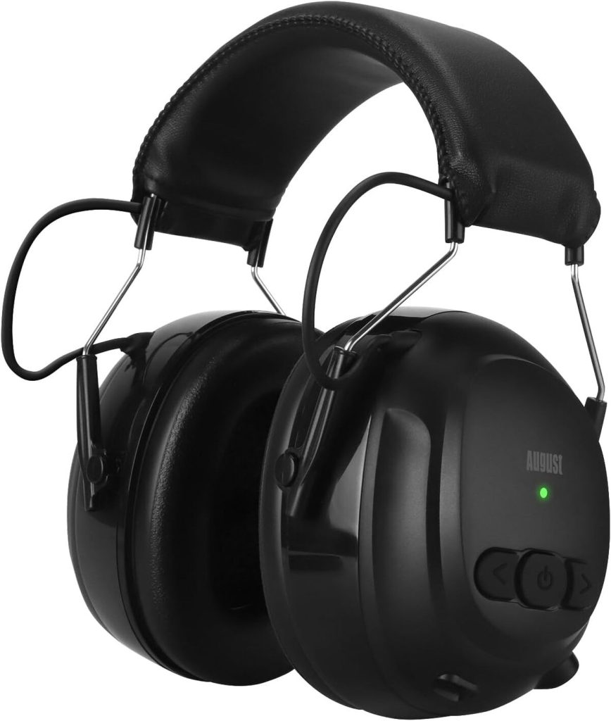 Test du casque anti bruit Bluetooth August EP120 : autonomie et confort pour pros