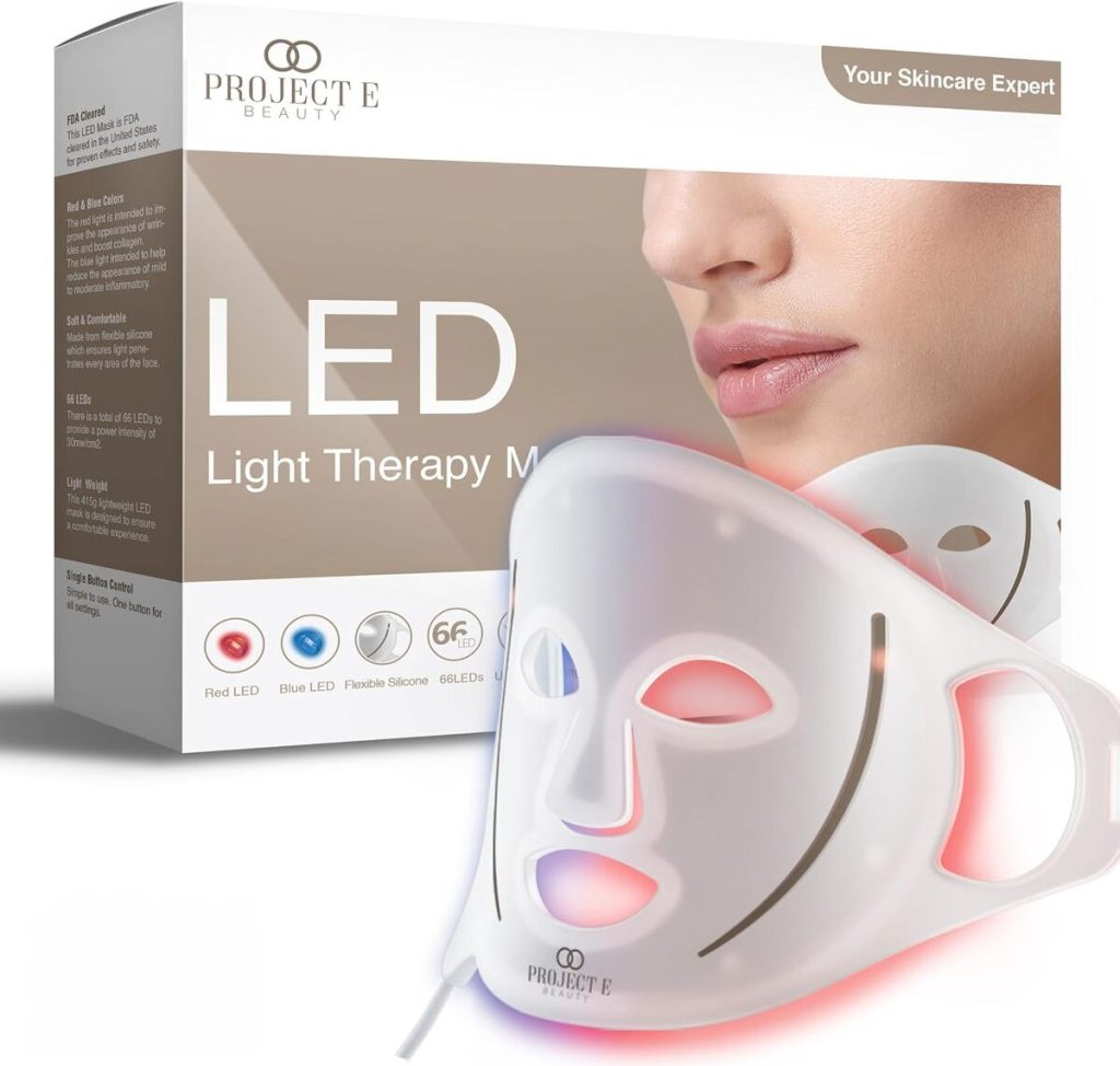 Test du masque LED anti-âge Silicone Project E Beauty