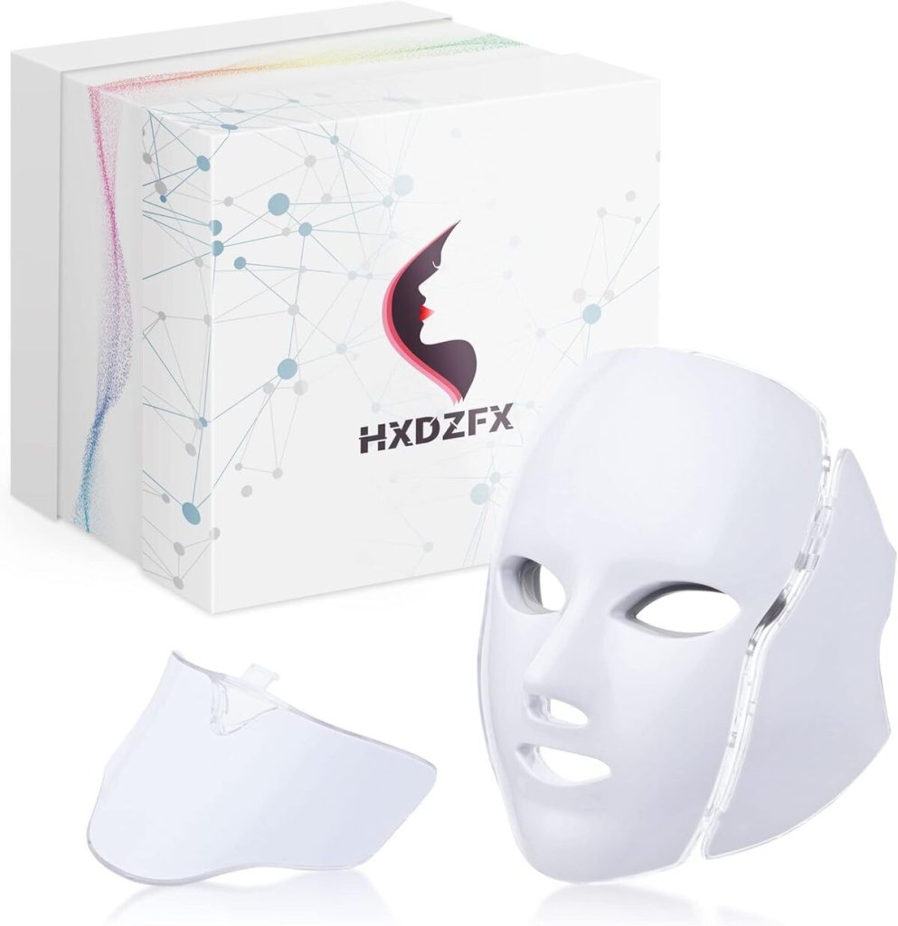 Test : masque HXDZFX luminothérapie 7 LED pour soin visage