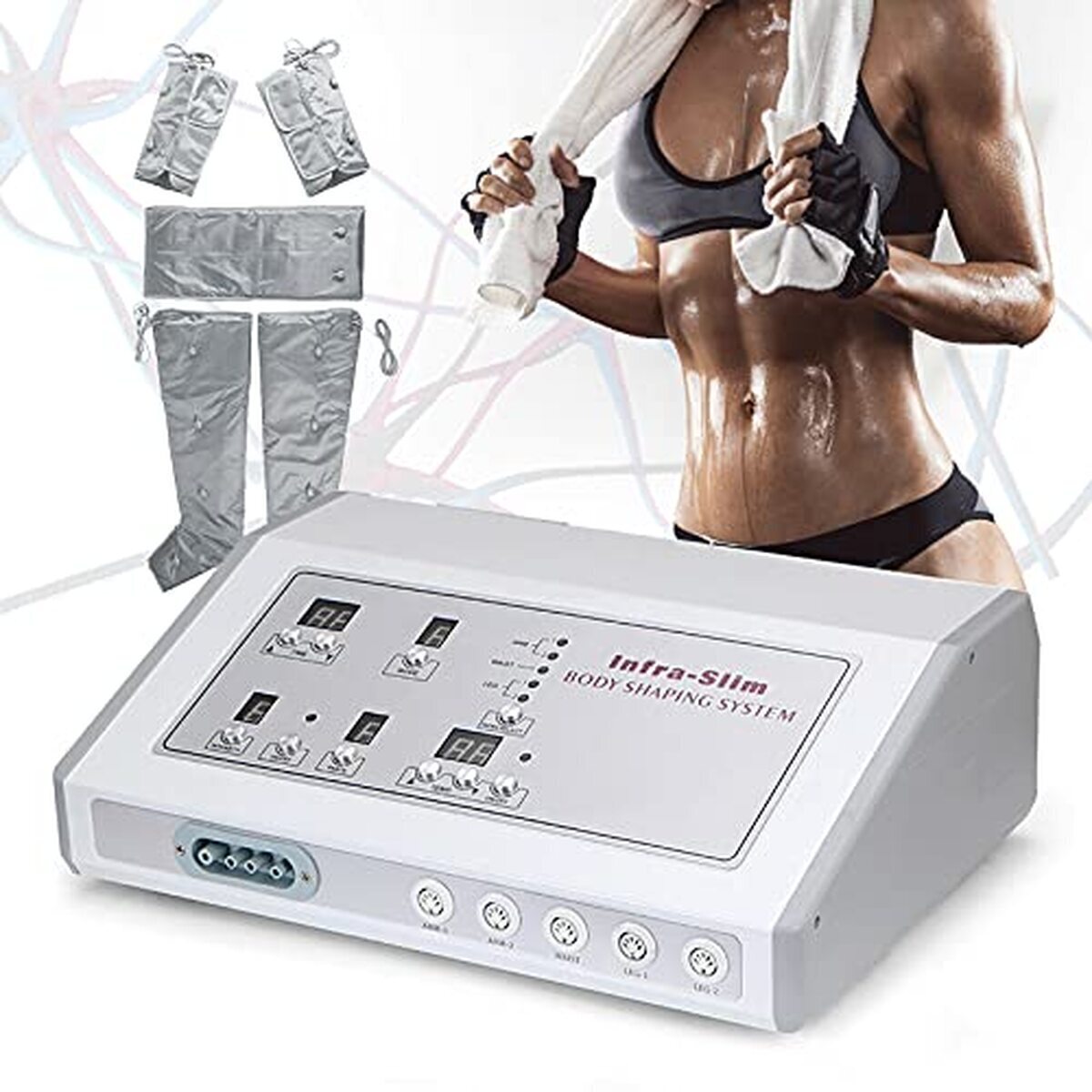 Test appareil de massage lymphatique : pression des ondes d'air