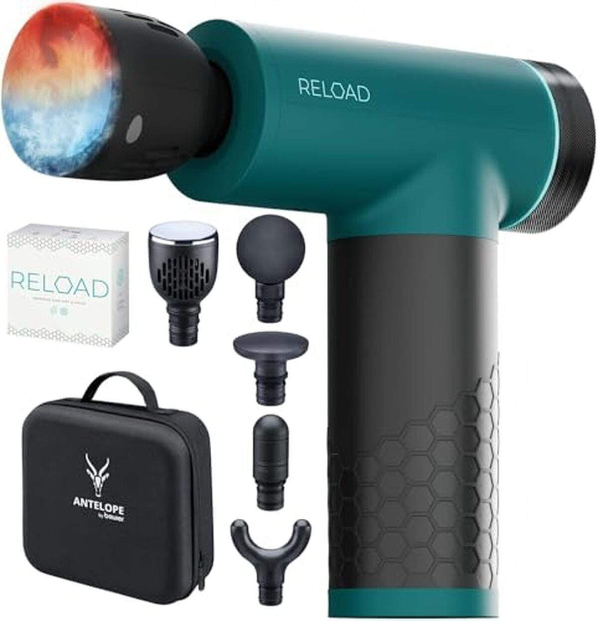 Test du pistolet de massage Antelope by Beurer RELOAD avec fonction chaleur et froid