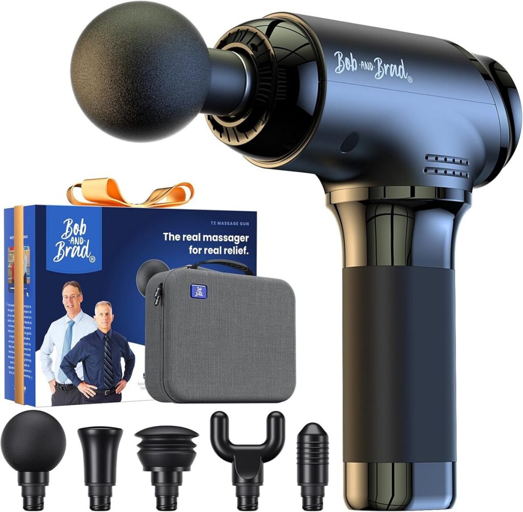 Test du pistolet de massage Bob and Brad T2 : batterie 4000mAh et ultra silencieux