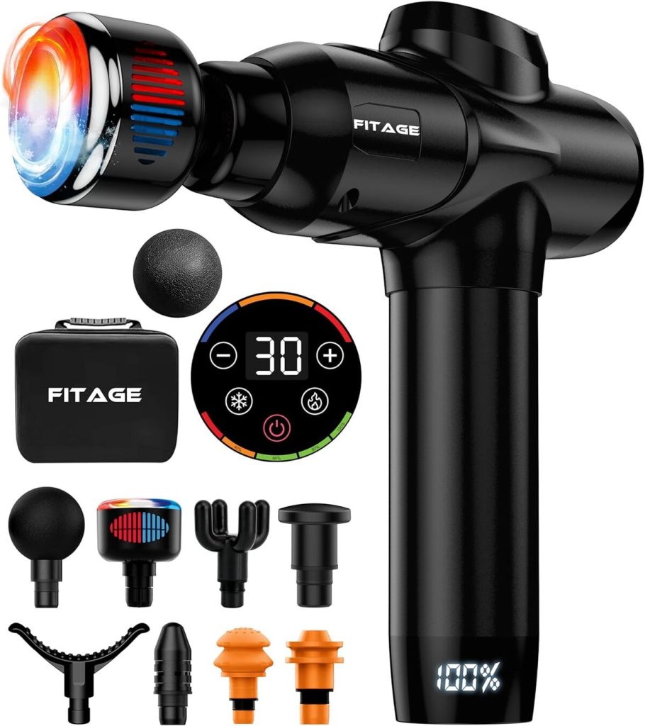 Test du pistolet de massage Fitage : 30 vitesses et 8 embouts