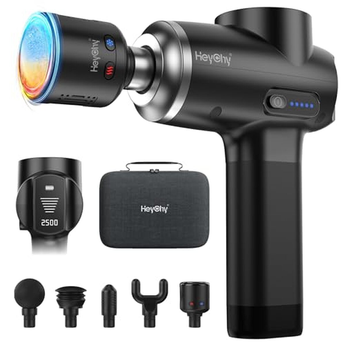 Test du pistolet de massage HEYCHY chaleur et froid