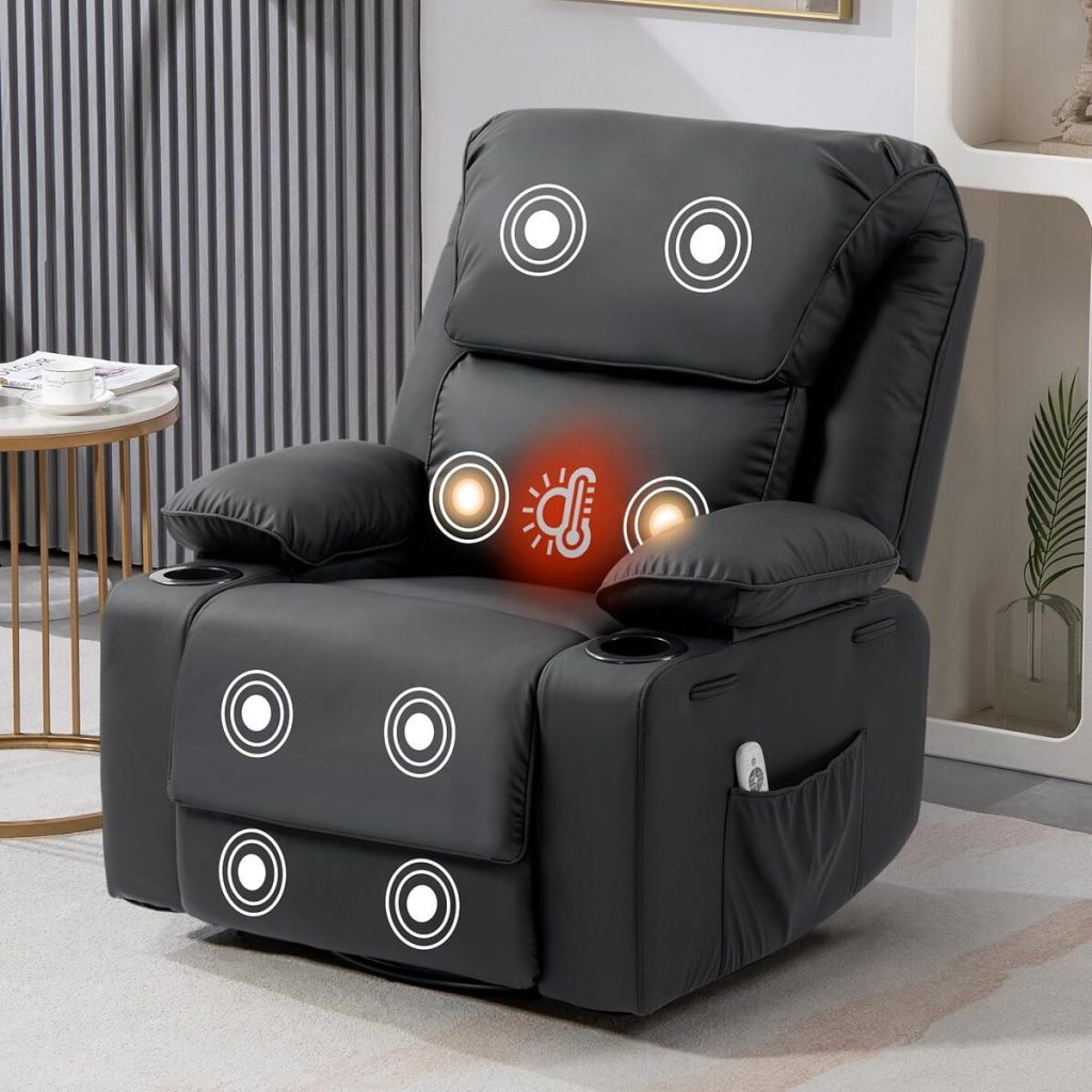 Test : fauteuil de relaxation BRTHORY massant 8 points avec fonction chauffante