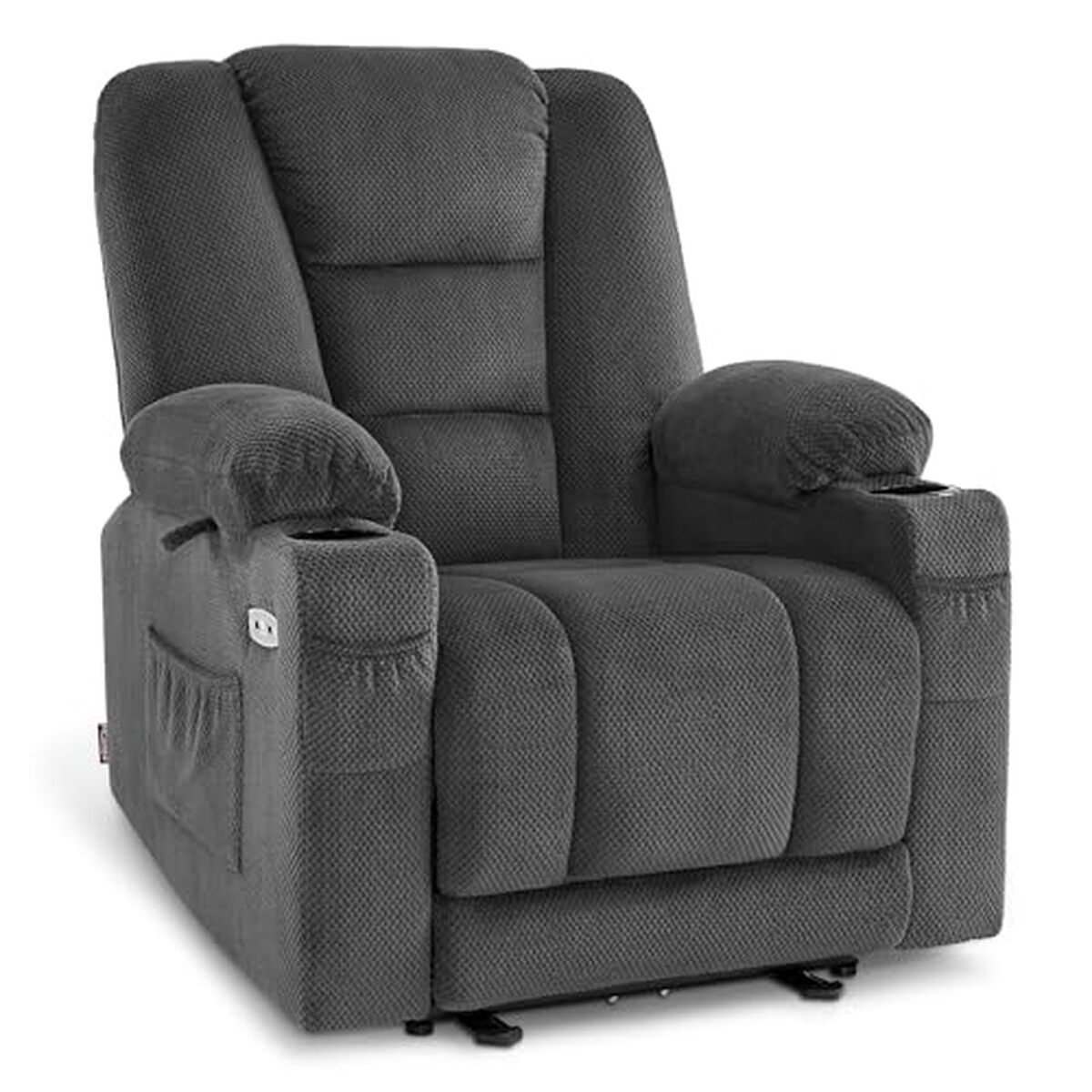 Test : fauteuil TV MCombo 7008 multifonction gris foncé