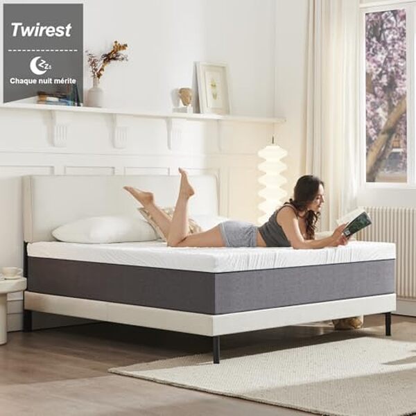 Découvrez notre test complet du matelas Twirest 140x190 cm : évaluation du confort, de la durabilité et des performances pour un sommeil réparateur