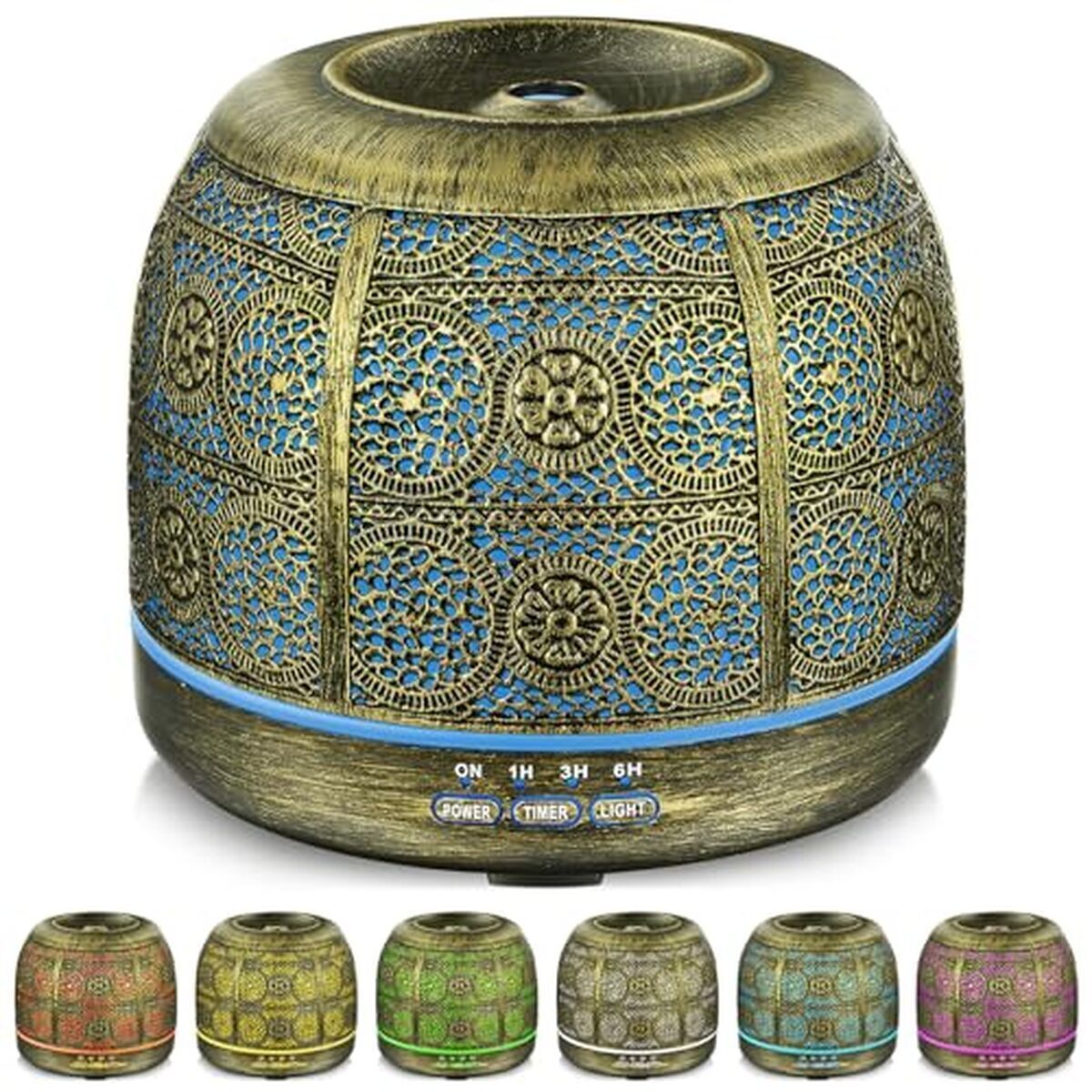 Test : diffuseur SALKING vintage 500 ml avec éclairage 7 couleurs