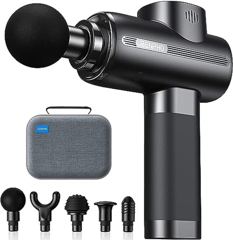 Test du pistolet de massage RENPHO : 3200 tr/min et connectique USB-C