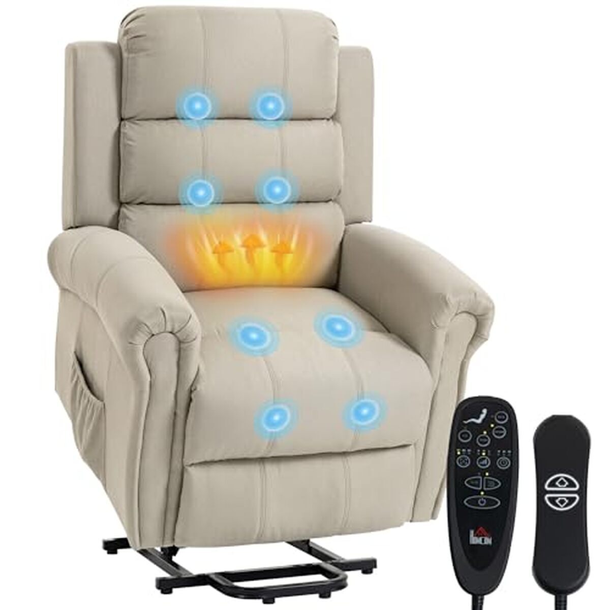 Test du fauteuil releveur électrique HOMCOM avec fonction massage et chauffage