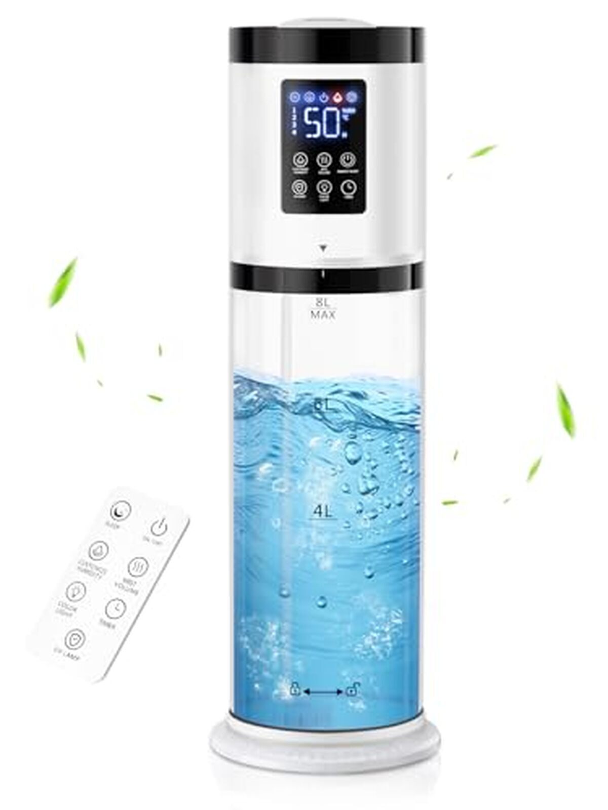 Test : humidificateur 8 L pour chambre à coucher, silencieux et polyvalent