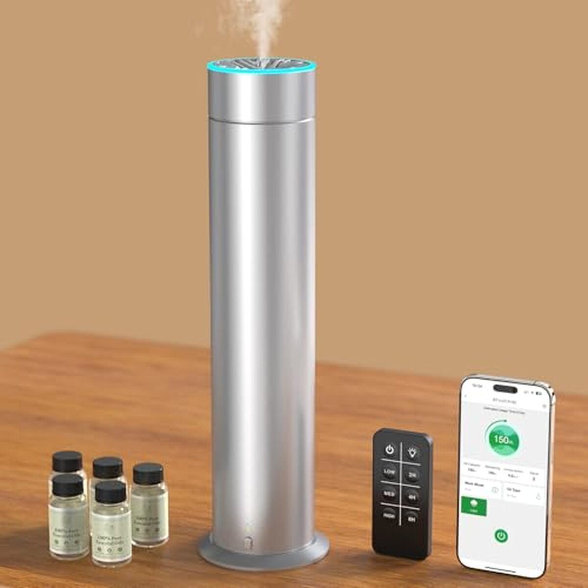 Test du diffuseur huiles essentielles 150 ml : contrôle intelligent pour de grands espaces
