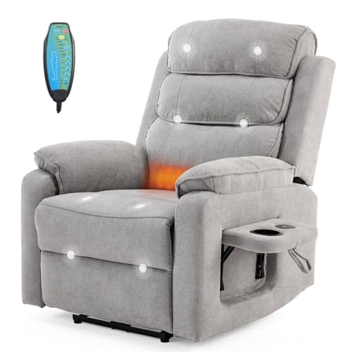 Test du fauteuil électrique LEADZM avec massage et chargeur sans fil