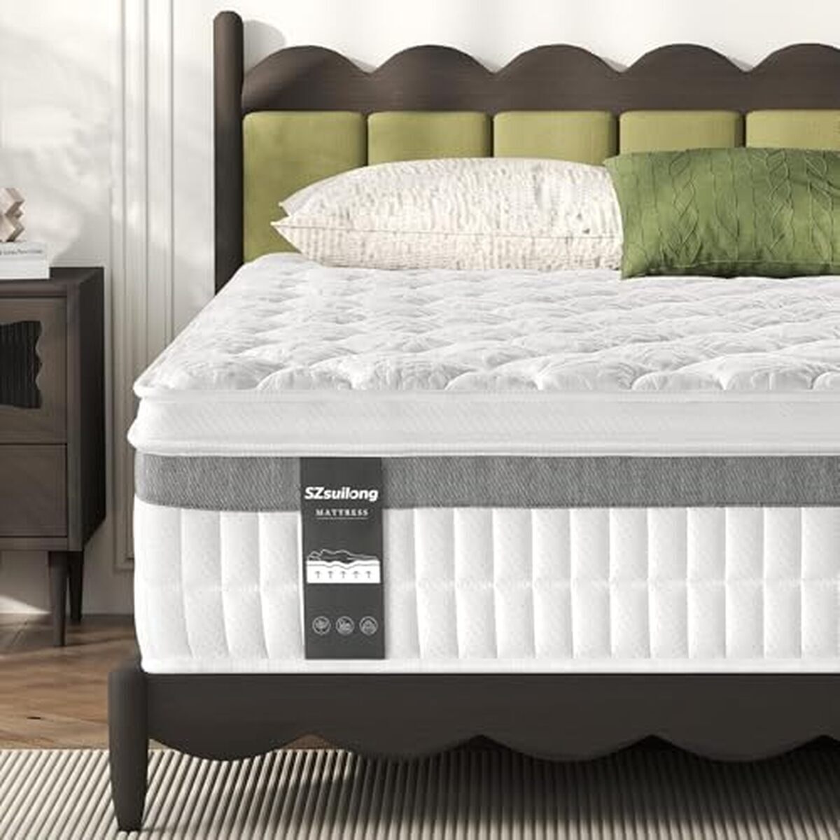 Test du matelas SZsuilong 180x200 : confort et fermeté moyenne